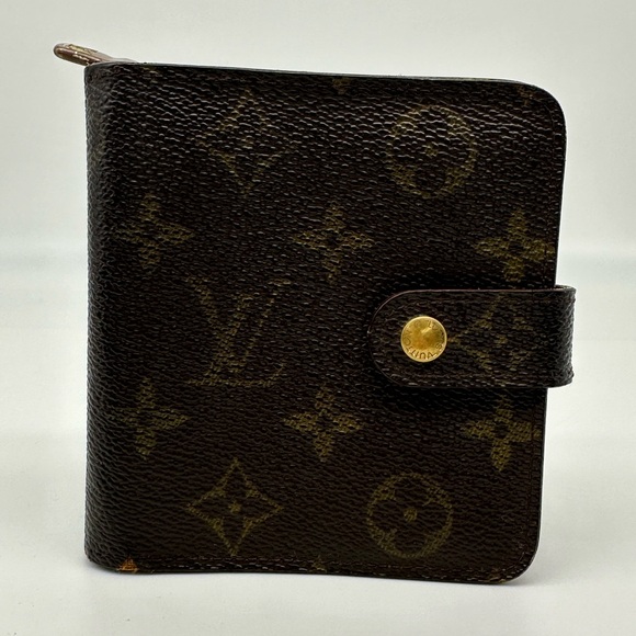 Authentic Vintage Louis Vuitton Compact Zipper Large Wallet Timeless Unisex - Picture 2 of 16